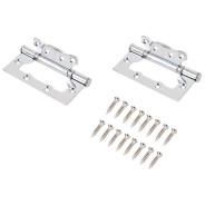 Петля накладная 100х75 2BB CP 2.5mm хром (2 шт) АЛЛЮР  УЗК 7500