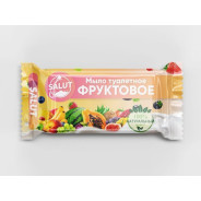 Мыло туалетное ФРУКТОВОЕ 100 г, в цв. обертке  4657767580144SALUT 4657770000000