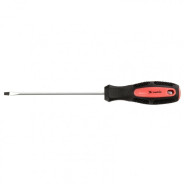 Отвертка Anti-Slip, SL3.0 х 100 mm, CrV, двухкомп. рукоятка  Matrix 12208