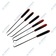 Набор крючков для демонтажа уплотнительных колец и сальников (6 предметов) Хорекс Авто ...ХОРЕКС АВТО HZ 25.1.179S