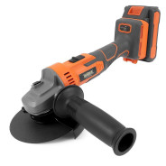 Аккумуляторная угловая шлифовальная машина, 20В, 125мм, 8500 об.мин., 2АКБ 2,0 А/ч,   DCA1 125мм 2Ач...MESSER 10-43-012