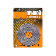 Припой ПОС 61 трубка, спираль ф1mm, с канифолью, длина 1м  Векта 30305