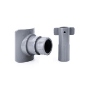 Врезка (адаптер) в канализационную трубу ВК 110х50, ABS, серый РТП (Для внутренней канализации)  ...РосТурПласт 43111