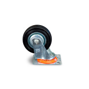 Колесо поворотное резина SC 42 100 мм (N)  TOR 1024175