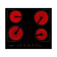 Панель варочная электрическая (4 конф., 6000Вт, Hi-Light)  NORMANN BHC-6410A.BK