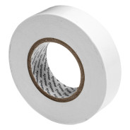 Изолента ПВХ, 19 mm х 20 м, белая, 150мкм  Matrix 88782