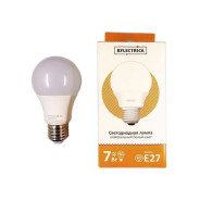 Лампа светодиодная A60 СТАНДАРТ 7 Вт 170-240В E27 4000К  (45 Вт аналог лампы накал., 575Лм, нейтраль...BYLECTRICA 4810158042069