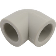 Колено ПП 20х90 сер.  FV Plast AA202020000