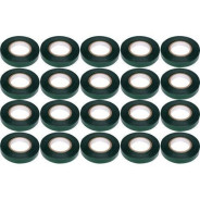 Лента зеленая для тапенера (степлер садовый) 23мх11mmх 0.12mm (20шт)  ...FLO 88831