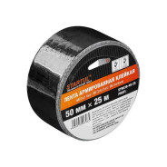 Лента армированная клейкая 50mmх25м черная  PROFI  STARTUL ST9039-49-25