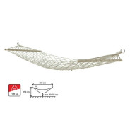 Гамак подвесной с брусками, 200х80 см, веревочный, Garden  28-108120...ARIZONE 1606024