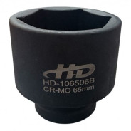 Головка торцевая ударная 1" 6гр. 65мм L80мм CrMo  H-D HD-106506B