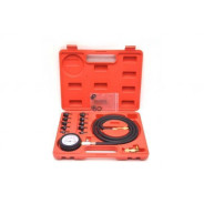 Манометр для измерения давления масла 0-10 bar с переходниками, набор 12пр.  ...H-D HD-73031