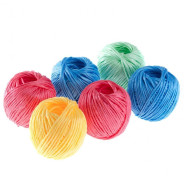 Набор шпагатов полипропиленовых, 6 шт., 2 мм, L 60 м, MIX цветов  ...Сибртех 93884