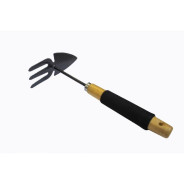 Тяпка-рыхлитель  с деревянной рукояткой (3-зуб., L-300mm)  WMC TOOLS WMC-TG2104020-G
