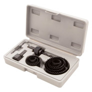 Набор кольцевых пил по дереву, 19-64 мм, 11 предм.  Matrix 70473