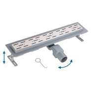 Сливной трап горизонтальный D 50, реш. нерж., сухой затвор, 65х500mm  ...AV Engineering AVE5016550