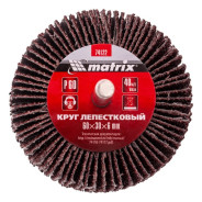 Круг лепестковый для дрели, 60 х 30 х 6 мм, P 60  Matrix 74122