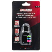 Замок навесной (дужка 3.5мм, пространство для замка 18х11мм, код 3 цифры)  ...FORCEKRAFT FK-HB13