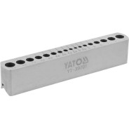 Кондуктор для разметки и сверления отверстий 3-9.5мм, HCS   ...YATO YT-39701