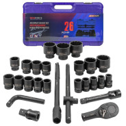 Набор инструментов ударных 26пр. 3/4" 12гр. (17-50мм)  YATAFORCE YF-68262-9MPB