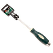 Отвертка крестовая силовая магнитная с ударной пяткой под ключ "Profi" S2 PH2.0х125мм,  ...Rock FORCE RF-70220125