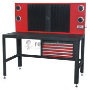 Верстак металлический с префорацией и подвесным ящиком Profi  ...Rock FORCE RF-01Y0283