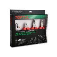 Набор бокорезы, плоскогубцы, тонкогубцы, клещи диэлектрические (4 предмета)  ...Toptul GAAE0406