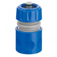 Соединение Быстросъемное 1/2" с аквастопом для поливочного шланга на КАРТОНКЕ  ...H-D HD-G6202