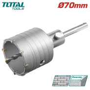 Коронка SDS-plus 70мм  TOTAL TAC430701