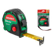 Рулетка  7.5м/25mm обрезин. корп.  (быт.) (3 механ. фиксации ленты, 2-х стор. шкала нанесения, магни...ВОЛАТ 20070-725