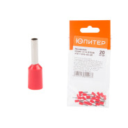 Наконечник-гильза НШвИ 1.5-8 (E1508) (20 шт) (с изолированным фланцем)  ...ЮПИТЕР JPZ1-7205-04-20