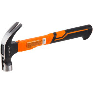 Молоток-гвоздодер 0,56кг с магнитом, фибергл.рукоятка PROFI ()  ...STARTUL ST2204-05