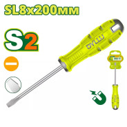 Отвертка шлицевая SL8 200мм  DYLLU DTSDA288