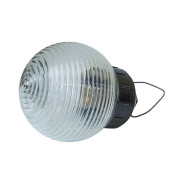 Светильник шар стекло/черный 60Вт, IP44 (НСП 01-60-001)  ЮПИТЕР JP1309-01