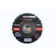 Круг зачистной абразивный 125х22.2 мм. (зеленый, max об/мин 12000, мягкий)  ...Forsage F-FR522C