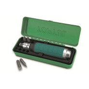 Отвертка ударно-поворотная, биты в футляре PH, SL  Toptul GAAD0602