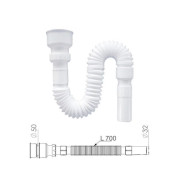 Сифон для писсуара гофрированный  AV Engineering AVE129789