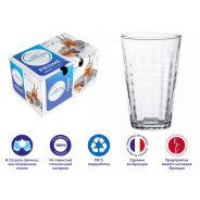 Набор стаканов, 6 шт., 330 мл, серия Prisme  DURALEX 1034AB06A0111