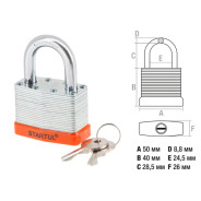 Замок навесной 50 mm PROFI  STARTUL ST9085-50