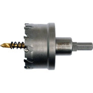 Сверло корончатое режущее по металлу TCT  55mm 3/8'', YG10X  YATO YT-44068