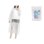 Дождевик-пончо c рукавами, прозрачный  PERFECTO LINEA 28-145000