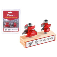 Набор фрез для изготовления вагонки 51х29 мм 35х29 мм   WORTEX 318096