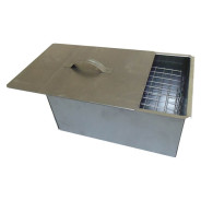 Коптильня, 2-хярусная, 400х280х180мм, ( сталь 0,8мм)  PERFECTO LINEA 47-400280/1