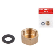 Заглушка вн. 1/2 с прокладкой  AV Engineering AVE310001