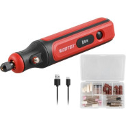 Аккум. гравер MG 1415 ELi ,4 В, 1,5 А/ч, 5000 - 18000 об/мин, цанга 3,2 мм + аксессуары 75 шт,  ...WORTEX 1326523