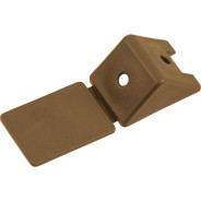 Уголок мебельный пласт. орех (100 шт в пакете)   STARFIX SM-40563-100