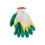 Перчатки х/б с латексным покрытием (двойной облив) ЛЮКС 13класс  ...STARTUL ST7199