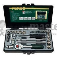1/4" Набор инструмента 31пр. (4-14мм+дюйм, 6-гран.)  Force 2312-5