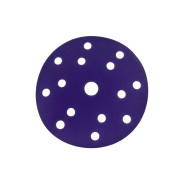 Шлифлист d150 мм 15 отверстий P80 (керамика на пленке)  Гамматест GTA208F080